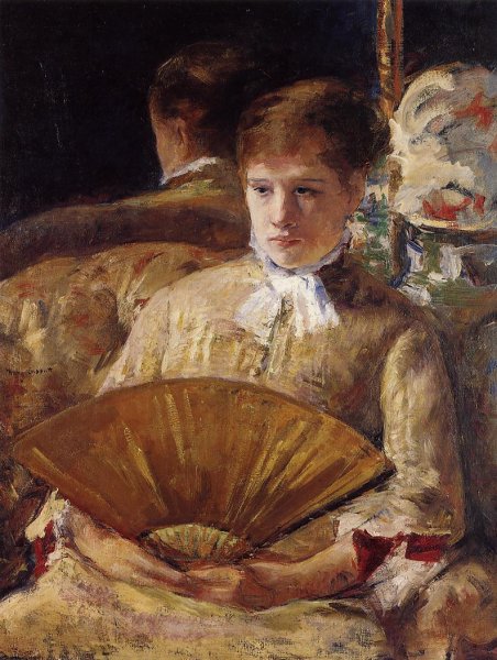 Main Product Photo of Portrait of a Lady also known as Miss Mary Ellison Painting by Mary Cassatt