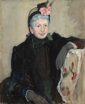 Portrait of an Elderly Lady by Mary Cassatt Oil Painting