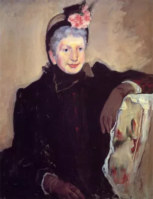 Portrait of an Elderly Lady by Mary Cassatt Oil Painting