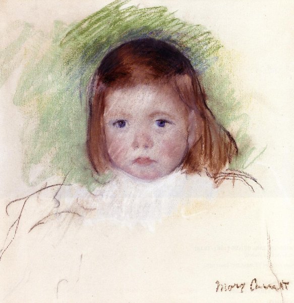 Main Product Photo of Portrait of Ellen Mary Cassatt Painting by Mary Cassatt