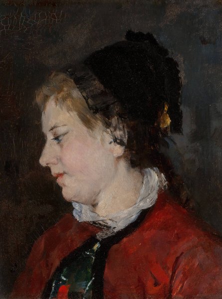 Main Product Photo of Portrait of Madame Sisley  Painting by Mary Cassatt