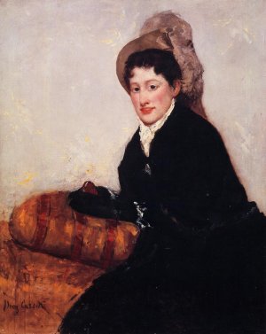 Portrait of Madame X Dressed for the Matinee by Mary Cassatt Oil Painting