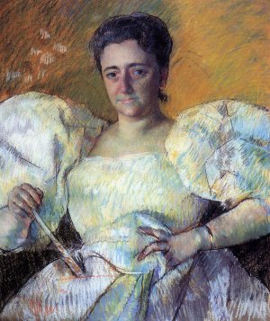 Portrait of Mrs. H. O. Hevemeyer by Mary Cassatt Oil Painting