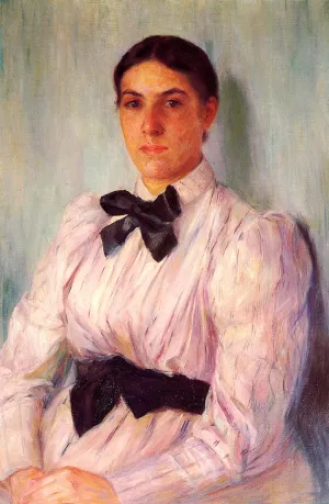 Portrait of Mrs. William Harrison by Mary Cassatt - Oil Painting Reproduction
