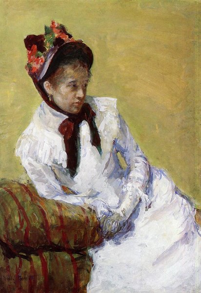 Portrait of the Artist by Mary Cassatt - Hand-Painted Oil Painting Reproduction
