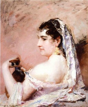 Roman Girl by Mary Cassatt Oil Painting