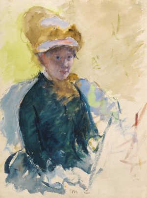 Self-Portrait by Mary Cassatt Oil Painting