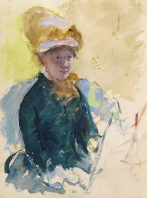 Self-Portrait by Mary Cassatt Oil Painting