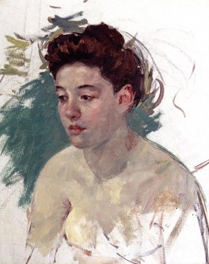 Sketch of Antoinette no.1 by Mary Cassatt Oil Painting