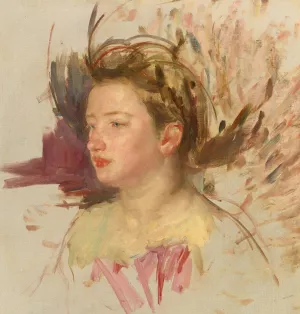 Sketch of Antoinette by Mary Cassatt Oil Painting