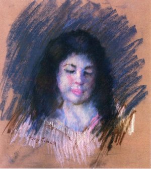 Sketch of Francoise by Mary Cassatt Oil Painting