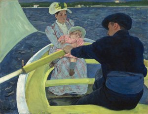The Boating Party by Mary Cassatt Oil Painting