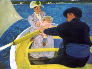 The Boating Party by Mary Cassatt Oil Painting