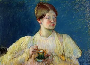 The Cup of Tea by Mary Cassatt Oil Painting