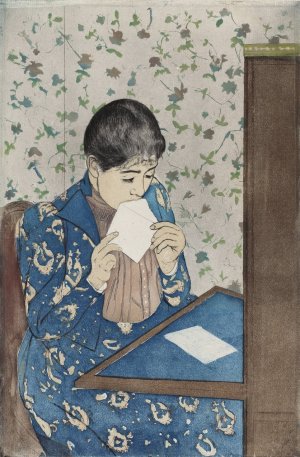 The Letter by Mary Cassatt Oil Painting