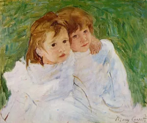 The Sisters painting by Mary Cassatt