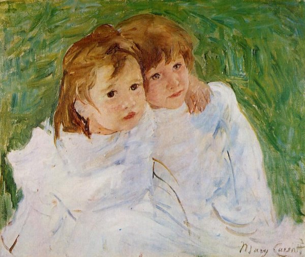 Main Product Photo of The Sisters Painting by Mary Cassatt
