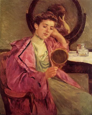 Woman at Her Toilette by Mary Cassatt Oil Painting