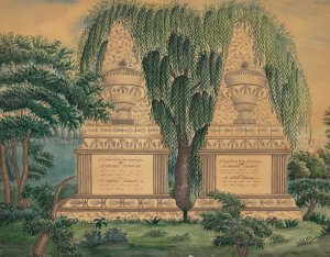 Mourning Picture by Mary Eliza Stafford Oil Painting
