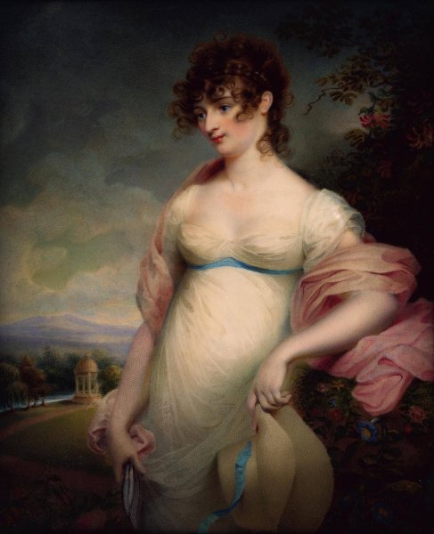 A Young Lady by Mary Green - Hand-Painted Oil Painting Reproduction