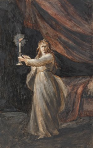 Lady Macbeth, Sleepwalking by Mary Hoare Oil Painting