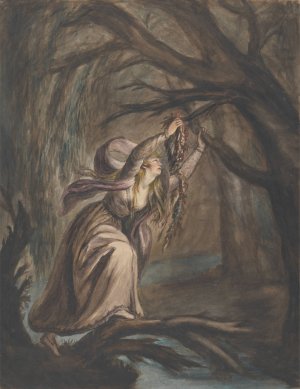 Ophelia's Death by Mary Hoare Oil Painting