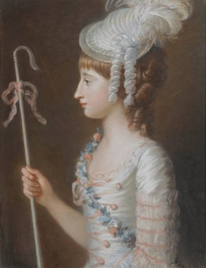 Portrait Of Lady Caroline Anne Brudenell-Bruce by Mary Hoare Oil Painting