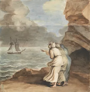 The Three Witches from Macbeth; Though the Bark Cannot be Lost by Mary Hoare Oil Painting