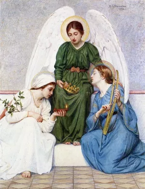 Faith, Hope and Love by Mary L. Macomber - Oil Painting Reproduction