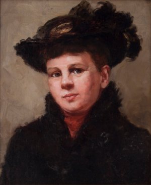 Clara Chipman Newton by Mary Louis Mclaughlin Oil Painting