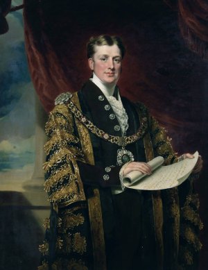William Taylor Copeland, Mp, Lord Mayor Of London by Mary Martha Pearson Oil Painting