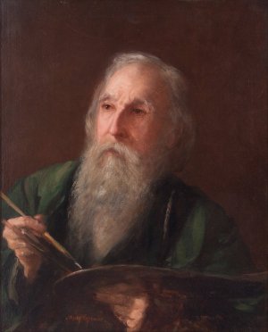 Charles T. Webber by Mary Spencer Oil Painting