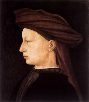 Profile Portrait of a Young Man by Masaccio - Oil Painting Reproduction