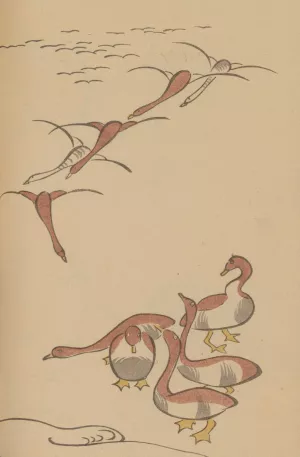 Choju ryakugashiki, Pl.17 by Masayoshi Kitao Oil Painting