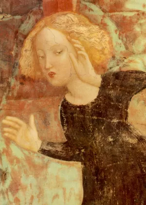 Banquet of Herod Detail Oil painting by Masolino Da Panicale