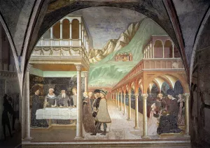 Banquet of Herod Oil painting by Masolino Da Panicale