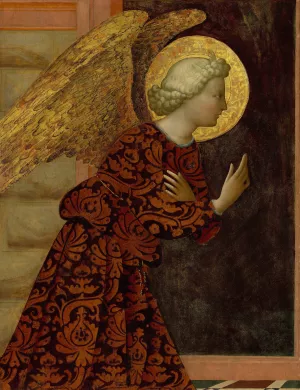 The Archangel Gabriel by Masolino Da Panicale Oil Painting
