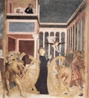 The Martyrdom of St Catherine painting by Masolino Da Panicale