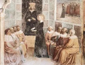 The Philosophers of Alexandria painting by Masolino Da Panicale