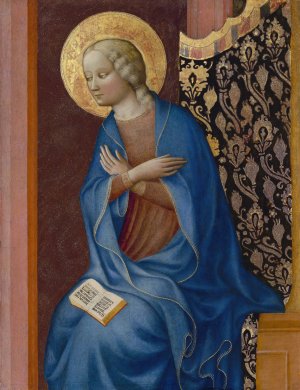 The Virgin Annunciate by Masolino Da Panicale Oil Painting