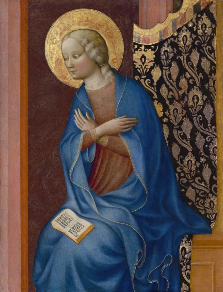 The Virgin Annunciate  by Masolino Da Panicale - Hand-Painted Oil Painting Reproduction