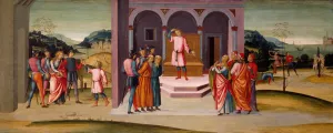 Daniel Saving Susanna, the Judgment of Daniel, and the Execution of the Elders by Master Of Apollo And Daphne Oil Painting