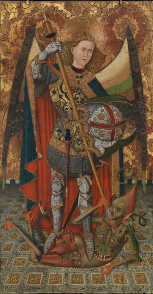 Saint Michael by Master Of Belmonte Oil Painting