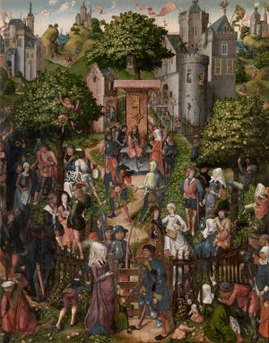 Festival of the Archers by Master Of Frankfurt Oil Painting