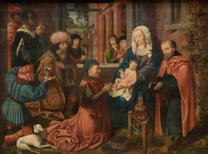 The Adoration of the Magi by Master Of Frankfurt Oil Painting