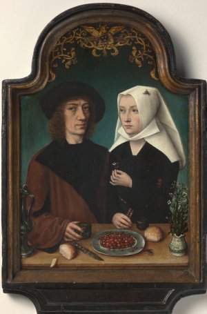 The Painter and his Wife by Master Of Frankfurt Oil Painting