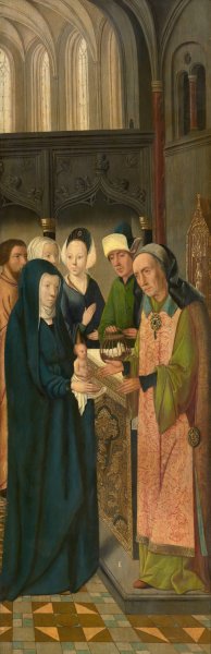 Presentation in the Temple by Master Of Hoogstraeten Oil Painting