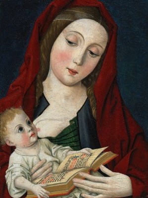 The Virgin And Child by Master Of Osma Oil Painting