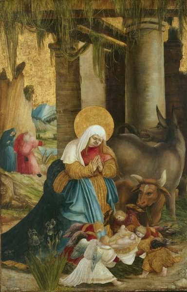 The Nativity  by Master Of Pulkau - Hand-Painted Oil Painting Reproduction