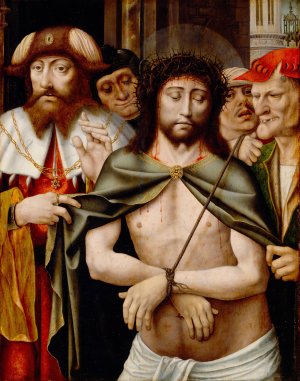 Ecce Homo by Master Of Saint Sang Oil Painting